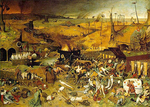 Maleriet Dødens Triumf / The Triump of War af Pieter Brueghel den Ældre