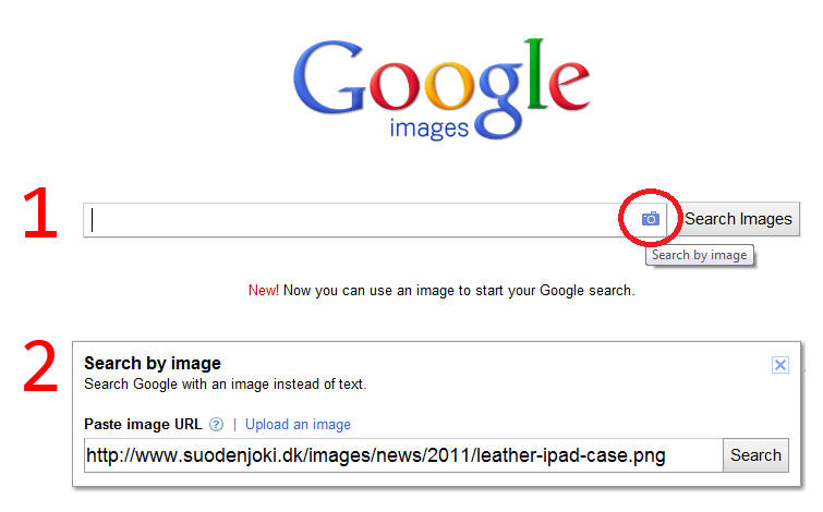 Google billedsøgning (Search by Image)